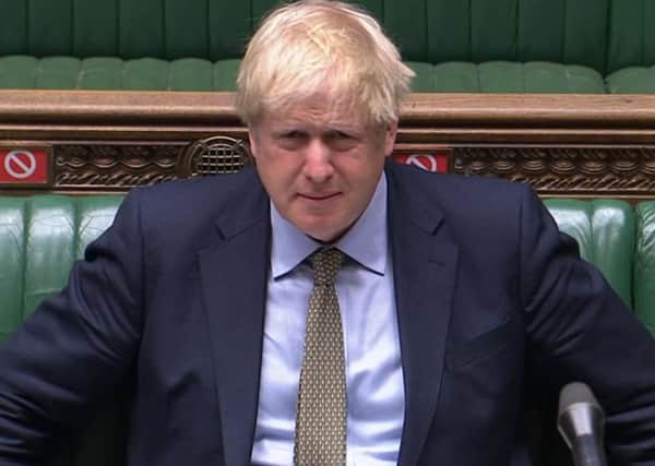 Boris Johnson at the last session of Prime Minister's Questions before the summer recess.