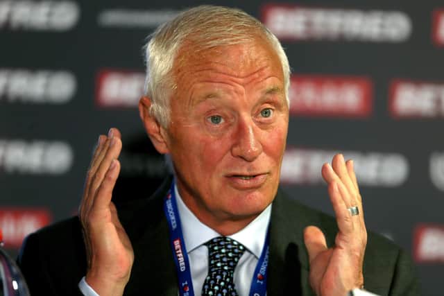 WST chairman Barry Hearn is keen for fans to enjoy themselves at a "remarkable" event. Picture: Richard Sellers/PA
