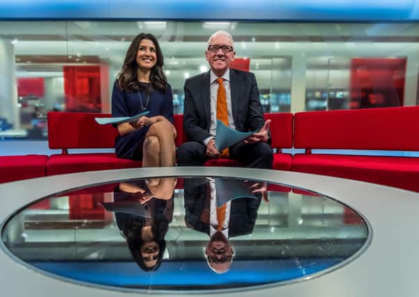 Look North presenters Amy Garcia and Harry Gration.