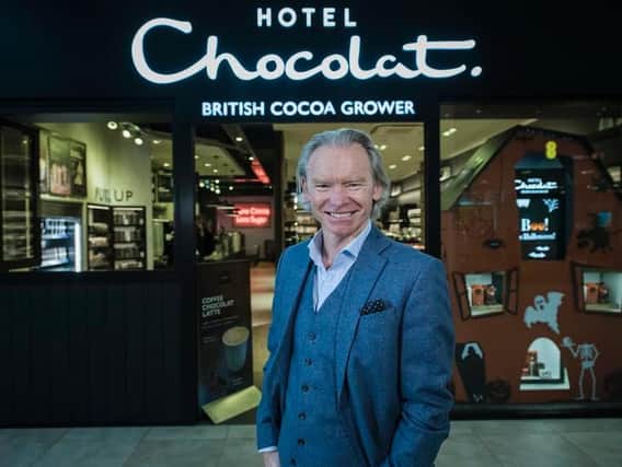 Angus Thirlwell,co-founder andchiefexecutive of Hotel Chocolat