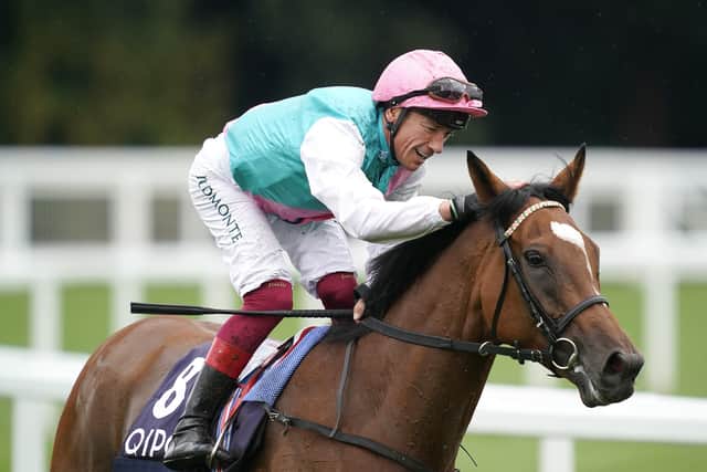 Hat-trick bid: Frankie Dettori and John Gosden are expecting a tactical battle when Enable seeks a third King George win at Ascot. Picture: Getty Images