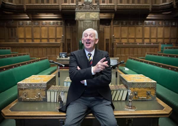 Sir Lindsay Hoyle is Speaker of the House of Commons.