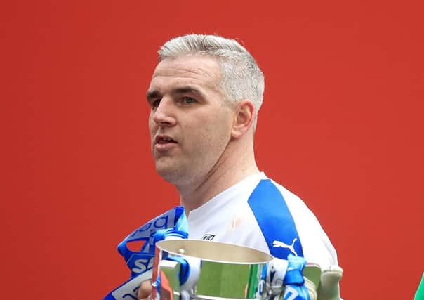 York City's Steve McNulty: Won promotion from League Two with Tranmere last season.