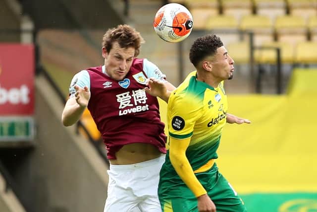 One to watch - Burnley's Chris Wood (left)