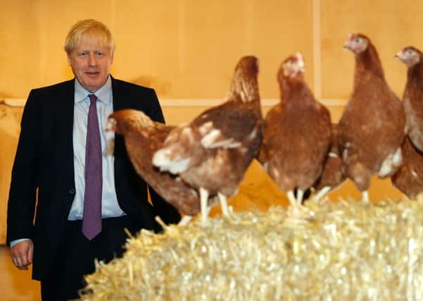 Boris Johnson is accused of putting farming and food standards at risk.