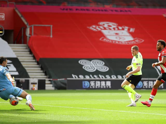 GOAL: John Lundstram puts Sheffield United 1-0 up at Southampton