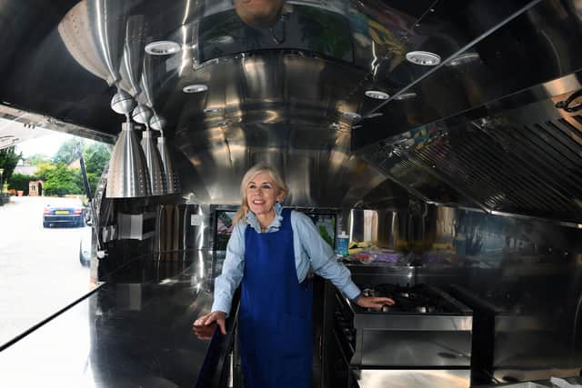 Former michelin starred chef Frances Atkins has swapped cooking at the Yorke Arms Ramsgill to a food wagon, in a converted airstream which will be stationed at Daleside Nursery in Killinghall. near Harrogate.
Picture Jonathan Gawthorpe