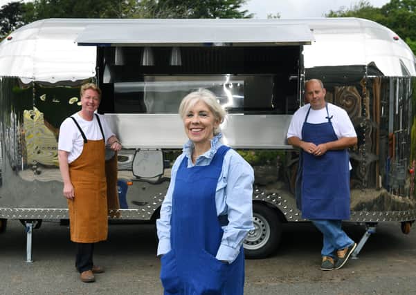 Former michelin starred chef Frances Atkins is launching a new catering business  Paradise  in conjunction with two former colleagues from the Yorke Arms John Tulett and Roger Olive. They will also have a food wagon, a converted airstream which will be stationed at Daleside Nursery in Killinghall. near Harrogate.
Picture Jonathan Gawthorpe
