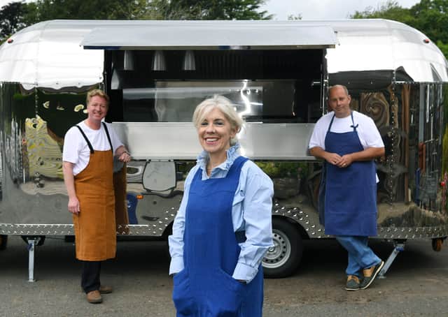 Former michelin starred chef Frances Atkins is launching a new catering business  Paradise  in conjunction with two former colleagues from the Yorke Arms John Tulett and Roger Olive. They will also have a food wagon, a converted airstream which will be stationed at Daleside Nursery in Killinghall. near Harrogate.Picture Jonathan Gawthorpe