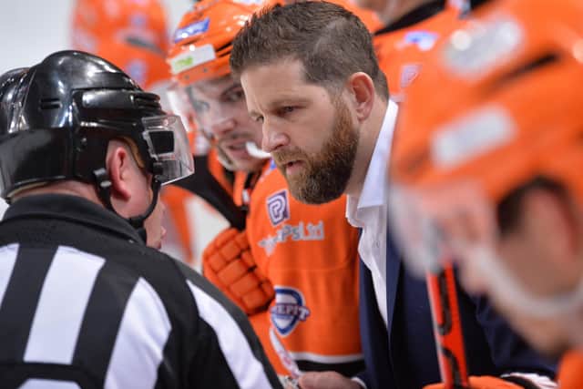 Sheffield Steelers' head coach and GM Aaron Fox was keen to bring Tanner Eberle back for a third season at Sheffield Steelers. Picture: Dean Woolley.