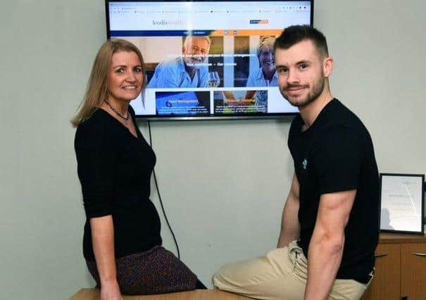 Callum Gamble and his mother Caren Launus-Gamble.