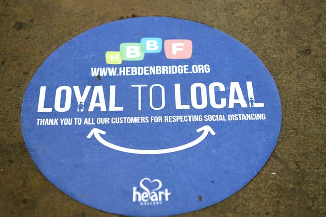A new campaign is supporting local businesses in the Calder Valley and towns like Hebden Bridge.