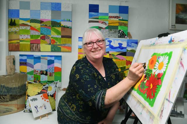 Bedale artist Janet Heaven, pictured at her gallery and studio, in the market town.Picture by Jonathan Gawthorpe