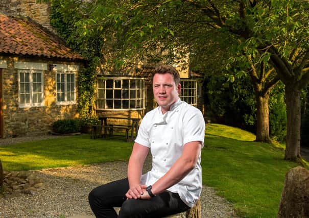 Chef Tommy Banks at the Black Swan,  Oldstead.
Picture Bruce Rollinson