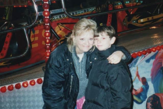 Ryan Addison with mum Sharon Clarke