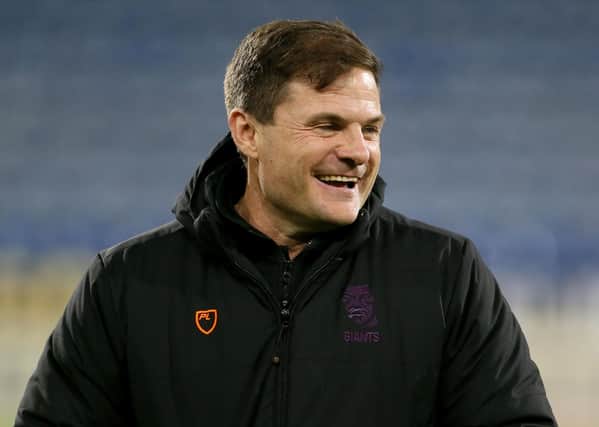 Huddersfield Giants head coach Simon Woolford. Picture: Richard Sellers/PA Wire.