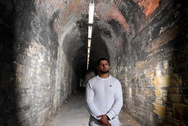 Ex-offender Hanif Mohammed, 37, who is now one of the managers at Sheffield's In2Change centre, steering young people away from crime. Picture: Simon Hulme