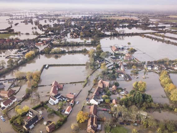 The village of Fishlake, Doncaster, submerged under flood water in November 2019
Picture: Tom Maddick / SWNS.com