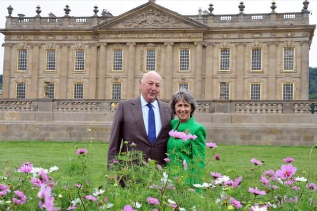 The Duke and Duchess of Devonshire at Chatsworth House. Picture: Anne Shelley.