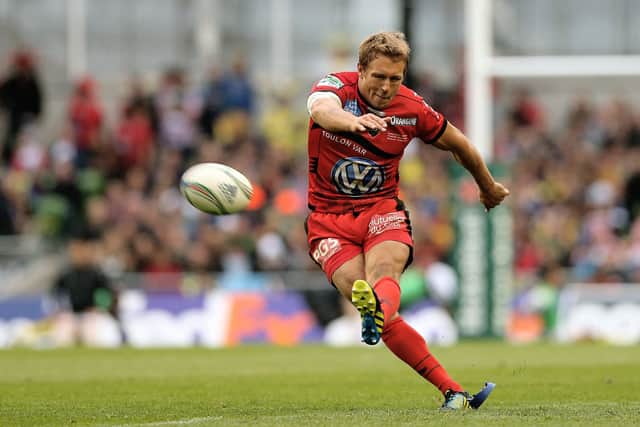 Jonny Wilkinson, playing for Toulon during the Heineken Cup Final match at the Aviva Stadium, Dublin, Ireland in 2013. Picture: Julien Behal/PA.