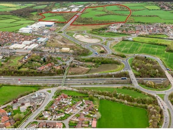 Thousands of jobs could be created on this site near the M1