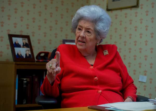 Baroness Betty Boothroyd is a distinguished former Speaker of the House of Commons. Photo: James Hardisty.