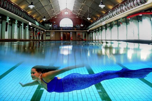 Bramley Baths is due to reopen next week - much to the delight of Leeds West MP Rachel Reeves. Photo: Simon Hulme.