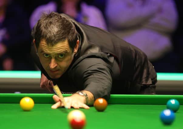 CRUCIBLE CONCERNS: Ronnie O'Sullivan. Picture: Nigel French/PA