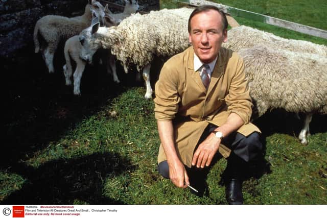 Christopher Timothy in the BBC's version of All Creatures... Picture: Shutterstock