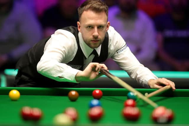 NO PRESSURE: Reigning world champion Judd Trump defends his crown at Shefield's Crucible this week. Picture: Richard Sellers/PA