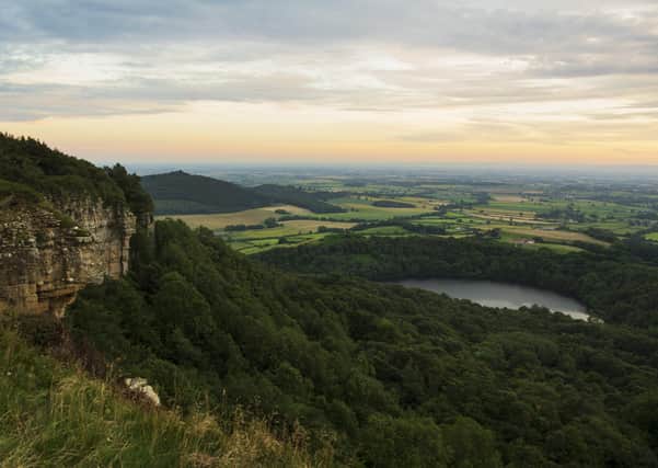 The view from the top of Sutton Bank - what is the future of North Yorkshire? Photo: Jonathan Gawthorpe.
