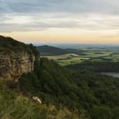 The view from the top of Sutton Bank. Picture : Jonathan Gawthorpe