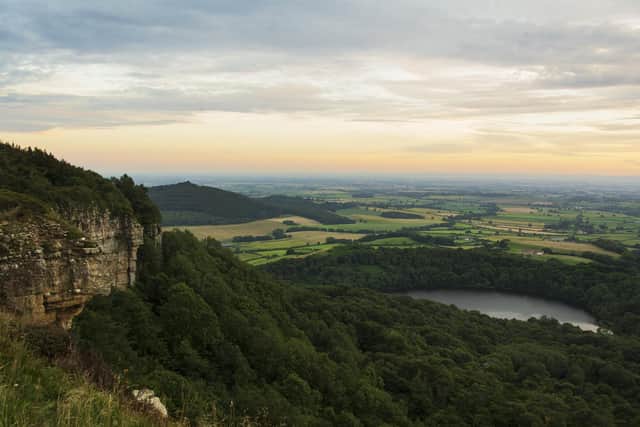The view from the top of Sutton Bank. Picture : Jonathan Gawthorpe