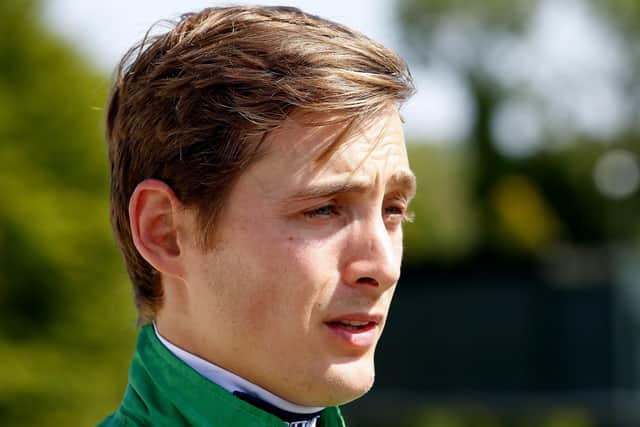 Harry Bentley was all smiles after Prompting's win for Yorkshire at Goodwood.
