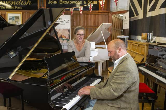 Cavendish Pianos is the only company in the country that makes commercial, traditional pianos.