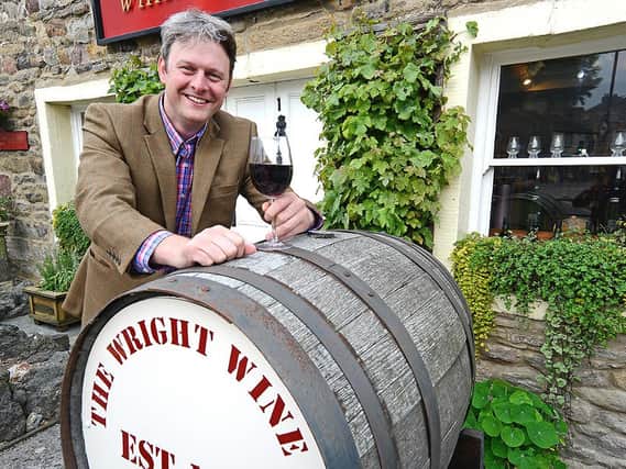 Julian Kaye from the Wright Wine Company in Skipton.