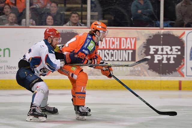 IN DEMAND: Liam Kirk, in action for Sheffield Steelers against Edinburgh back in March 2018. 
Picture: Dean Woolley.