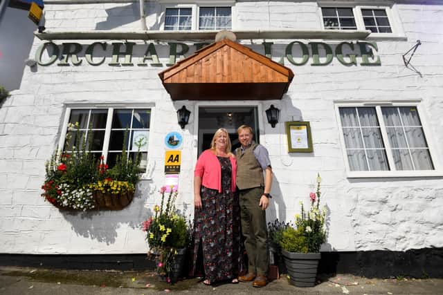 Andrew and Lucinda Jenkins at Orchard Lodge Guest House, Flixton, Scarborough. Picture by Simon Hulme