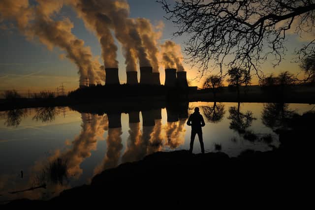 Drax power station is at the heart of the Government's decarbonisation plans. Photo: Simon Hulme.