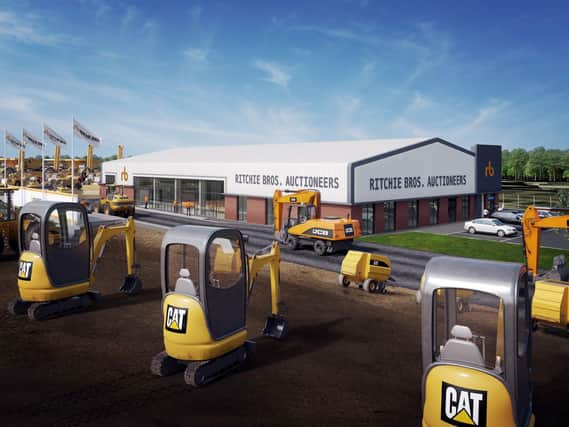 Work has started on a major 1.6M plant auction facility for the world's largest auctioneer of construction, agricultural and transport equipment, Ritchie Bros., at the former Maltby Colliery in Rotherham, South Yorkshire.