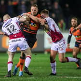 RULED OUT: Castleford Tigers forward Liam Watts is likely to miss this weekend's meeting with Catalans Dragons. Picture: Alex Whitehead/SWpix.com.