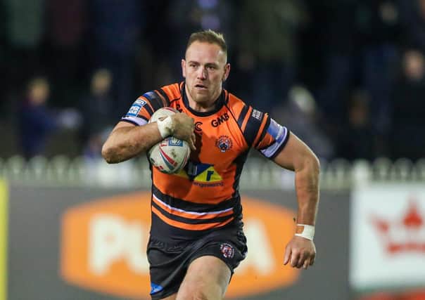 Future plans: The coronavirus pandemic forced Castleford Tigers player Liam Watts to think about what a future away from rugby league might look like. (Picture: Alex Whitehead/SWPix.com)