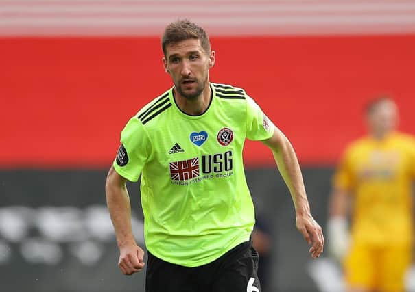Final act: Chris Basham in action for Sheffield United at Southampton on the final day of the season, just a few days after their European qualification dream had been crushed. (Picture: David Klein/Sportimage)