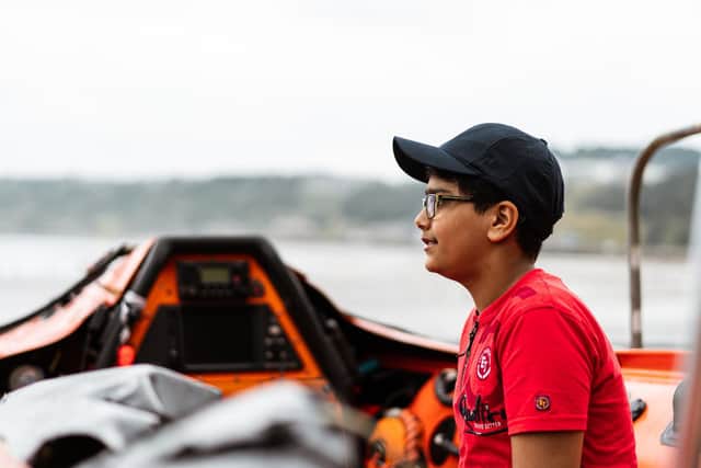 Ravi Saini, 10, from Leeds, used a technique he had seen on a television show to help him stay afloat