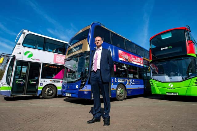 Paul Matthews, managing director of First West Yorkshire. 23 March 2020. Picture Bruce Rollinson