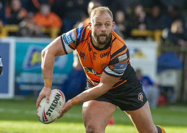 15 March  2020 .....    Castleford Tigers v  St Helens. Super League.
Tigers Paul McShane  Picture Tony Johnson