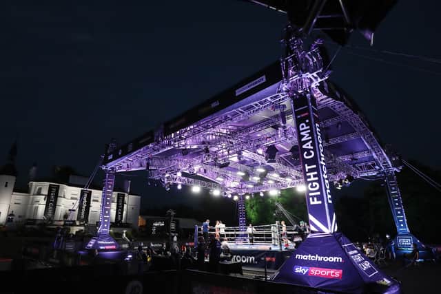 FIGHT CAMP: Promoter Eddie Hearn is hosting fights in his back garden while supporters are banned from events. Picture: Mark Robinson.