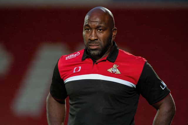 Darren Moore, Doncaster Rovers manager (
Picture: Bruce Rollinson)