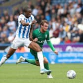 TARGET: Huddersfield Town's Dutch defender Terence Kongolo is being considered by AZ Alkmaar