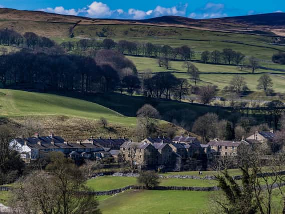 Looking across the Yorkshire countryside over Linton, near Grassington, where a 27.5m eco retreat could be created